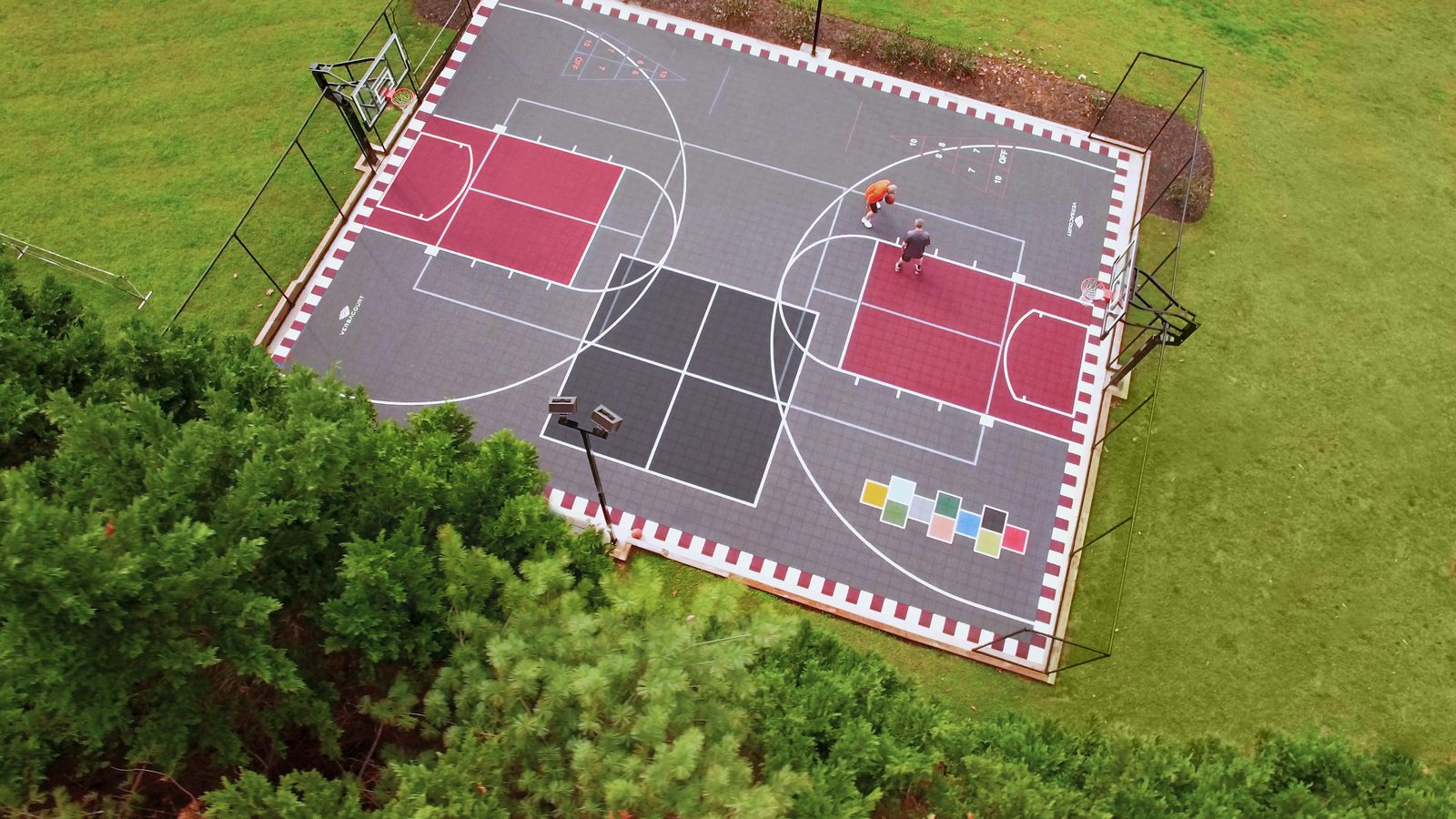 Court overhead view